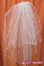 svadobný závoj 75cm ivory