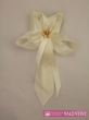 svadobné pierko  krémové kvetinka malá zlatá