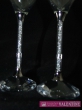 Exkluzívne poháre s krištáľmi v nožičke