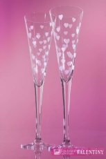 Srdiečkové svadobné poháre