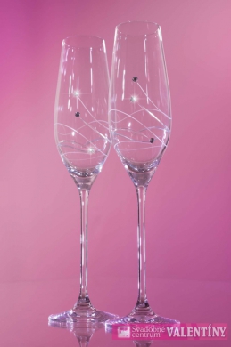 Elegantné poháre špirálka